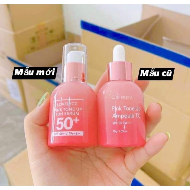 Serum Cellapy Pink Tone Up Ampoule SPF50+ Hàn Quốc Dưỡng Trắng Hồng 30ml