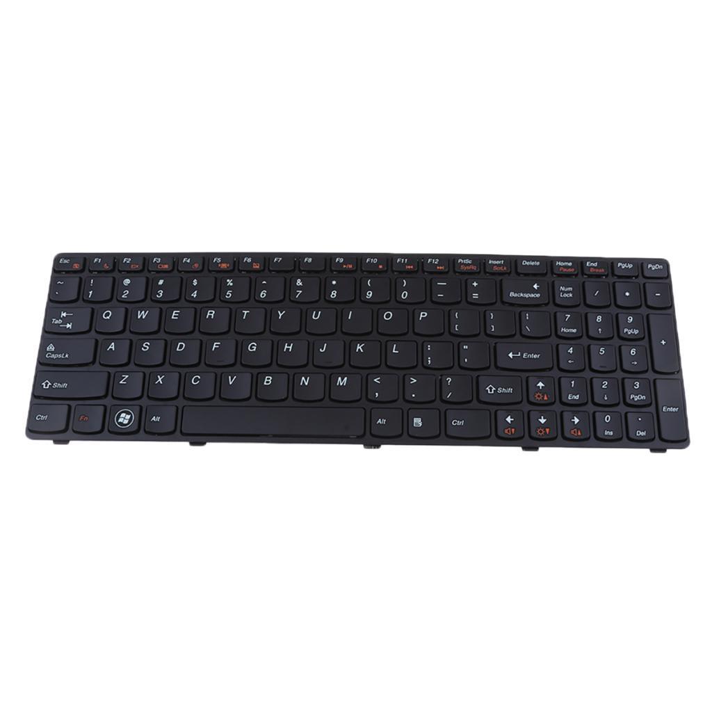 For  Z570 V570 B570 Laptop Standard US English Layout Keyboard Black