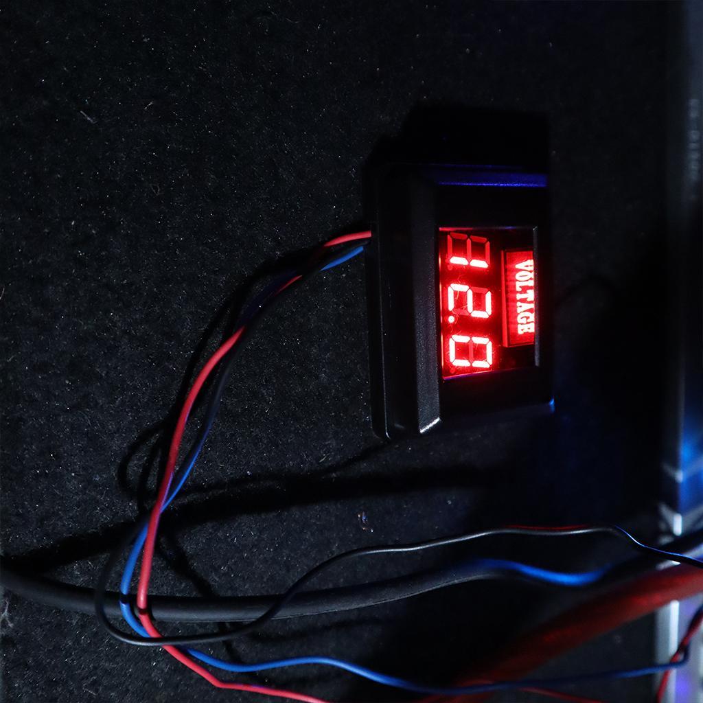 12V Voltage Tester Gauge for Car Motorbike High Performance