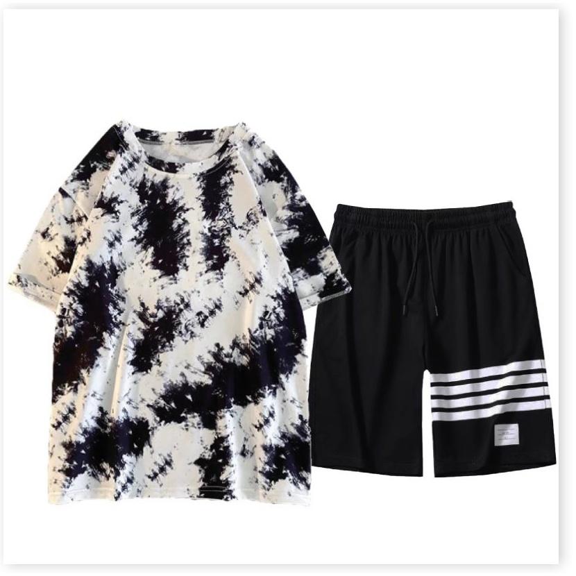 SET BỘ ĐỒ THỂ THAO HOẠ TIẾT LOANG MÀU CỰC ĐẸP , MỚI 2021 KME FASHION