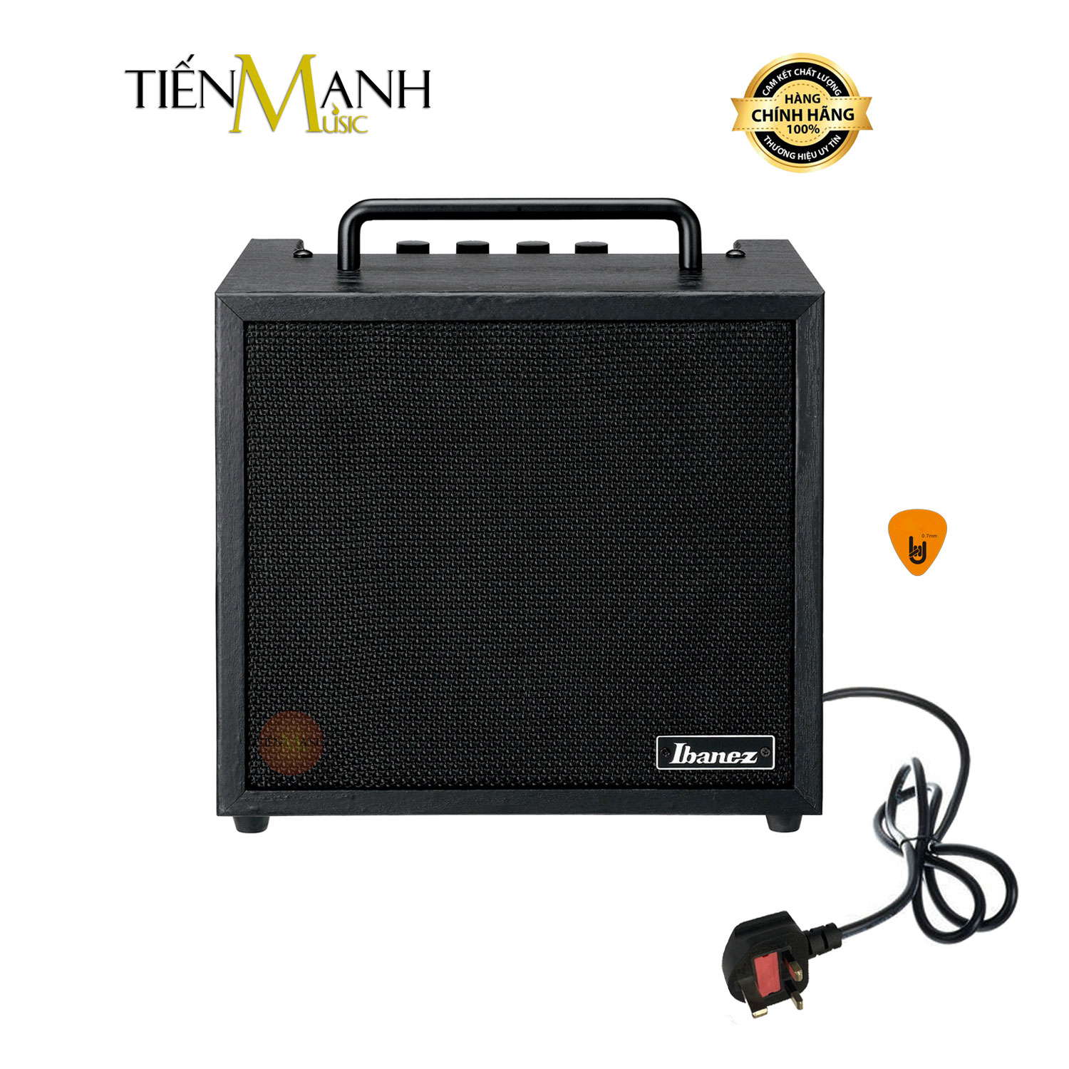 Ampli Đàn Guitar Bass Ibanez IBZ10BV2 - Amply Ghita Combo Loa Amplifier IBZ Hàng Chính Hãng - Kèm Móng Gẩy DreamMaker