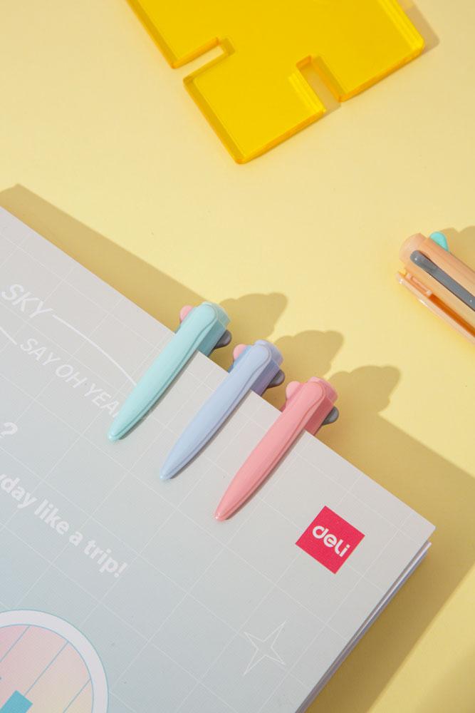 Bút Bi 4 Ngòi 4 Màu Pastel Deli 0.7 mm - Phiên Bản Sơn Tùng M-TP Giới Hạn - Deli Q183 - Mẫu 3