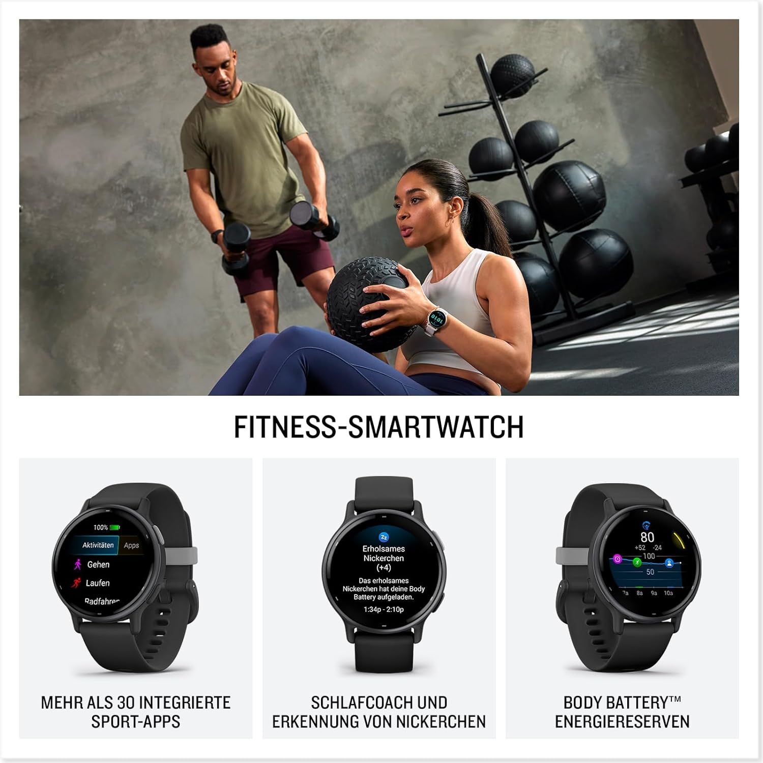 Đồng hồ thông minh Garmin Vivoactive 5 - Hàng chính hãng