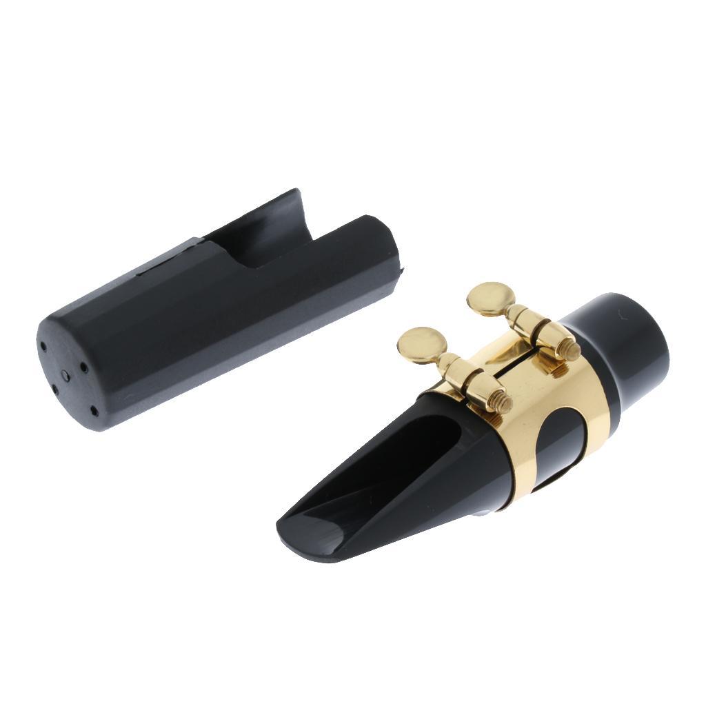 Alto Eb Saxophone Mouthpiece with Ligature Cap for Wind Instrument Parts