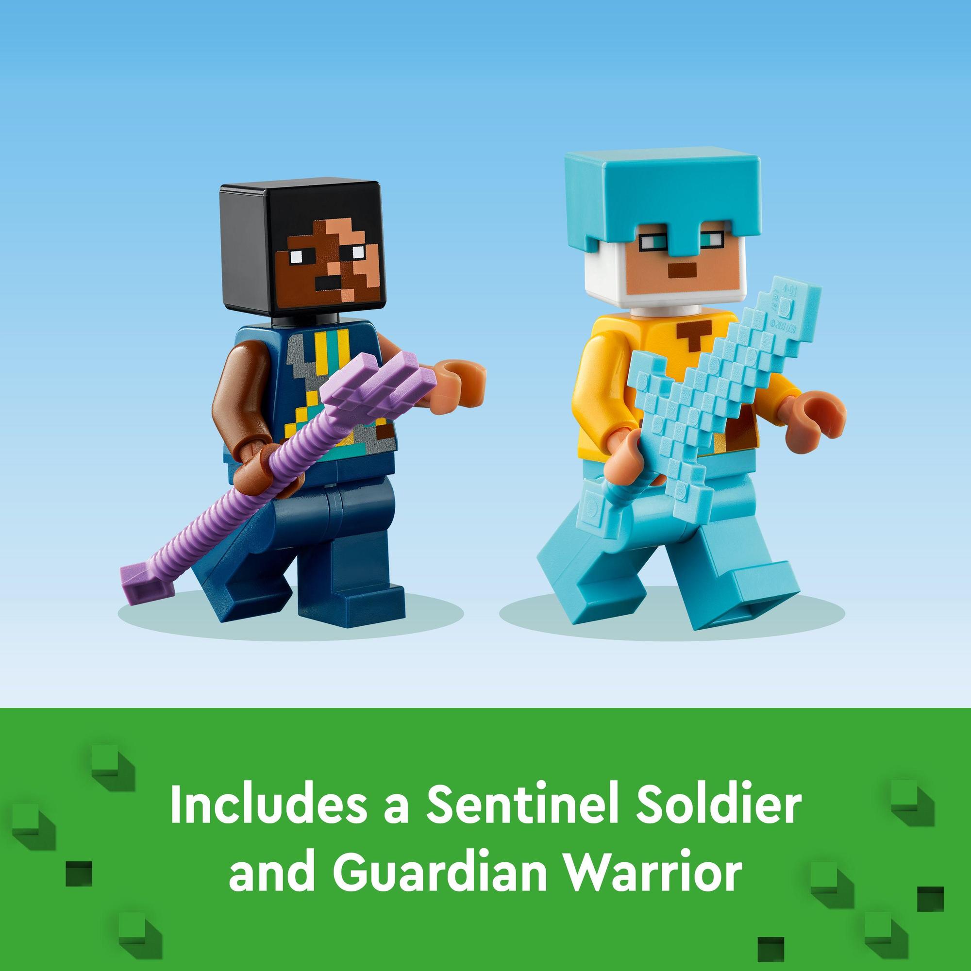 LEGO Minecraft 21244 Tiền Đồn Cất Giữ Kiếm Kim Cương