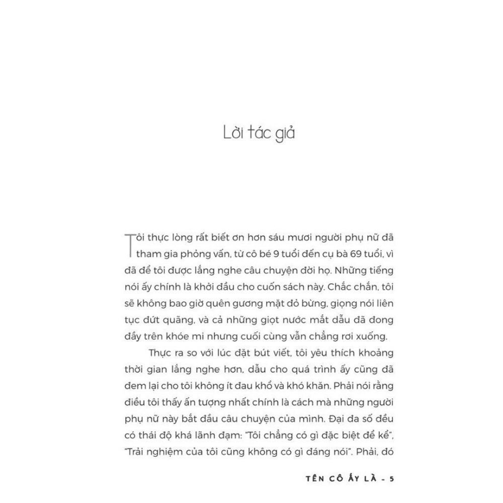 Sách Tên Cô Ấy Là