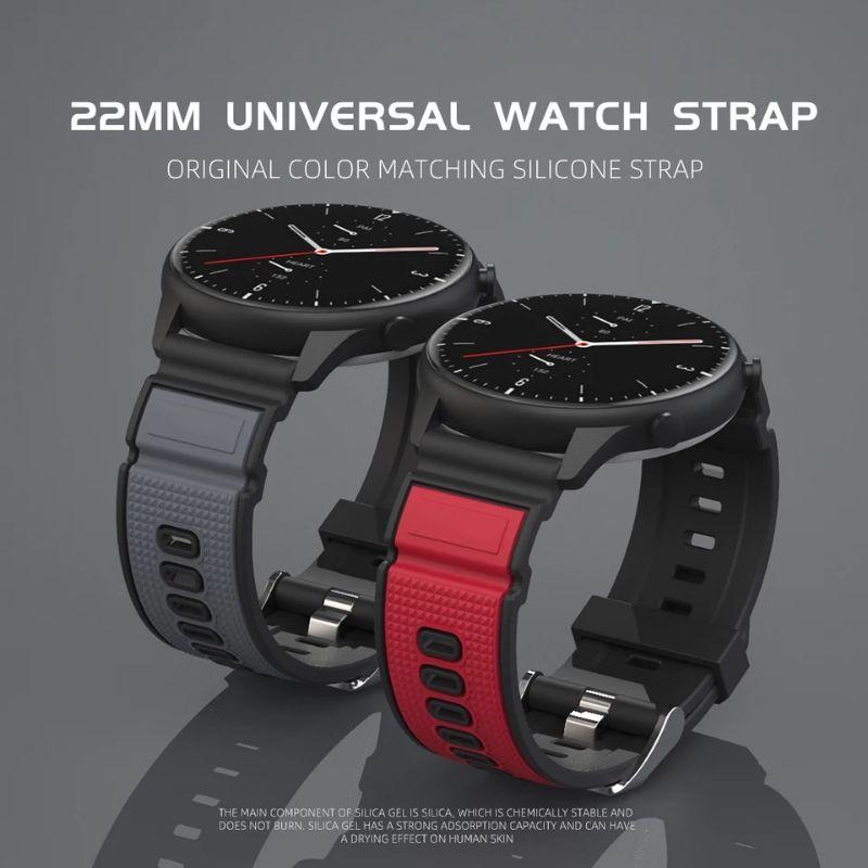 Dây đồng hồ cao su Sikai cao cấp dành cho Amazfit Gtr2 / gtr 2e / gtr47mm