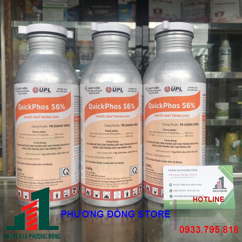 Thuốc khử trùng kho hiệu quả Quickphos56%