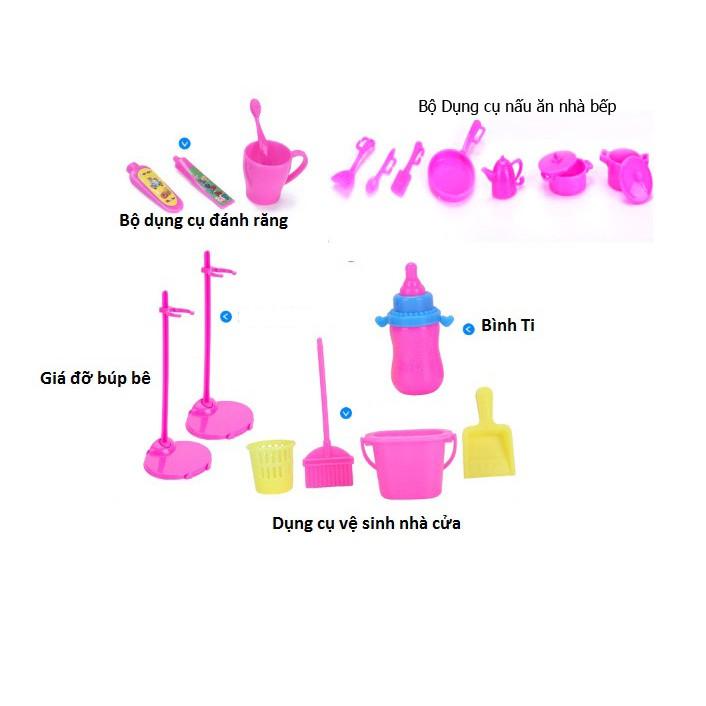 Set Bộ Phụ Kiện Búp Bê 113 Chi Tiết +