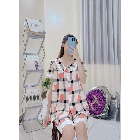 Bộ lanh bầu mùa hè kèm khoá kéo siêu xinh