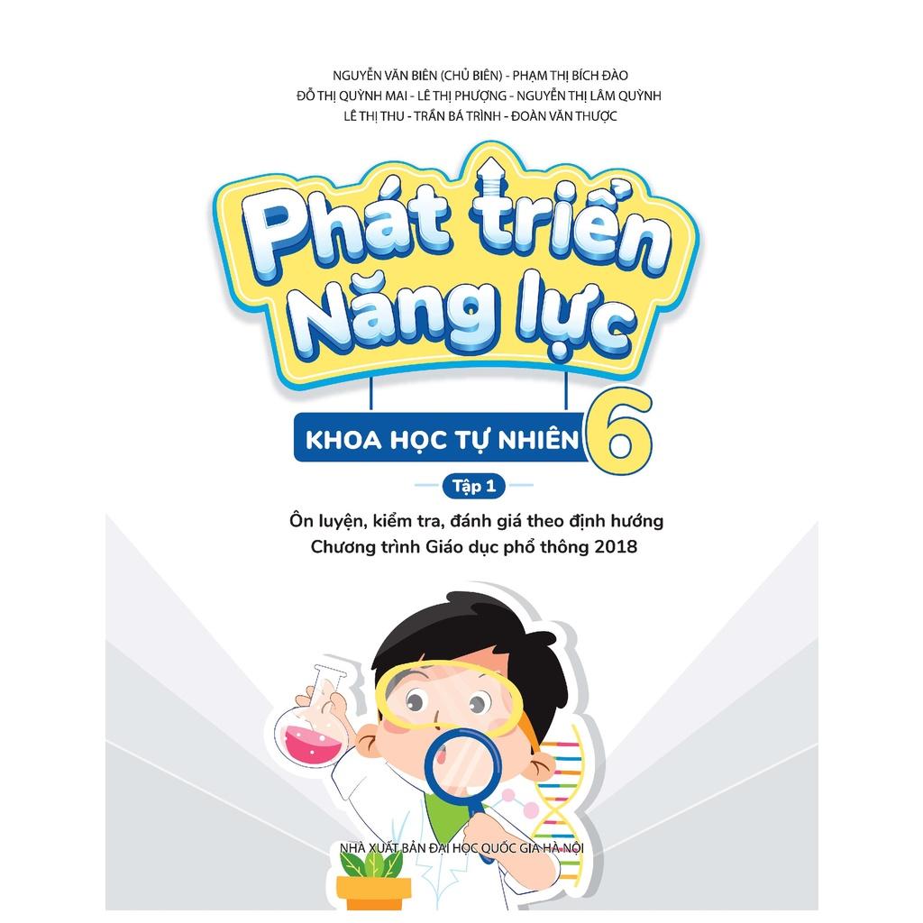 Sách - Phát Triển Năng Lực - Khoa Học Tự Nhiên 6 tập 1 Plus