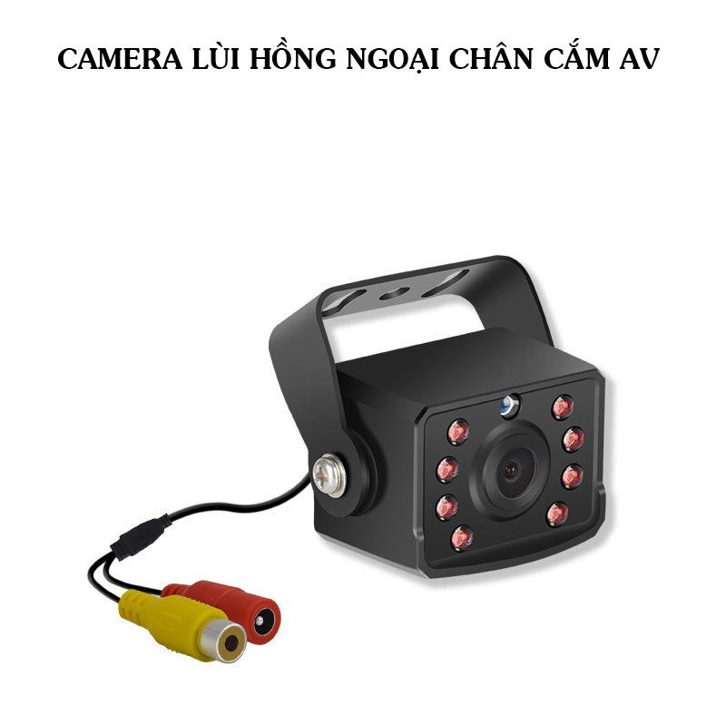 Camera lùi xe tải hồng ngoại,điện 12v-24v,chân cắm AV hoặc GX12