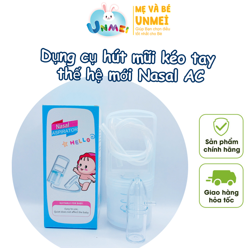 Dụng cụ hút mũi kéo tay thế hệ mới Nasal AC Dành Cho Bé Tuwd 1 Tuổi Trở Lên