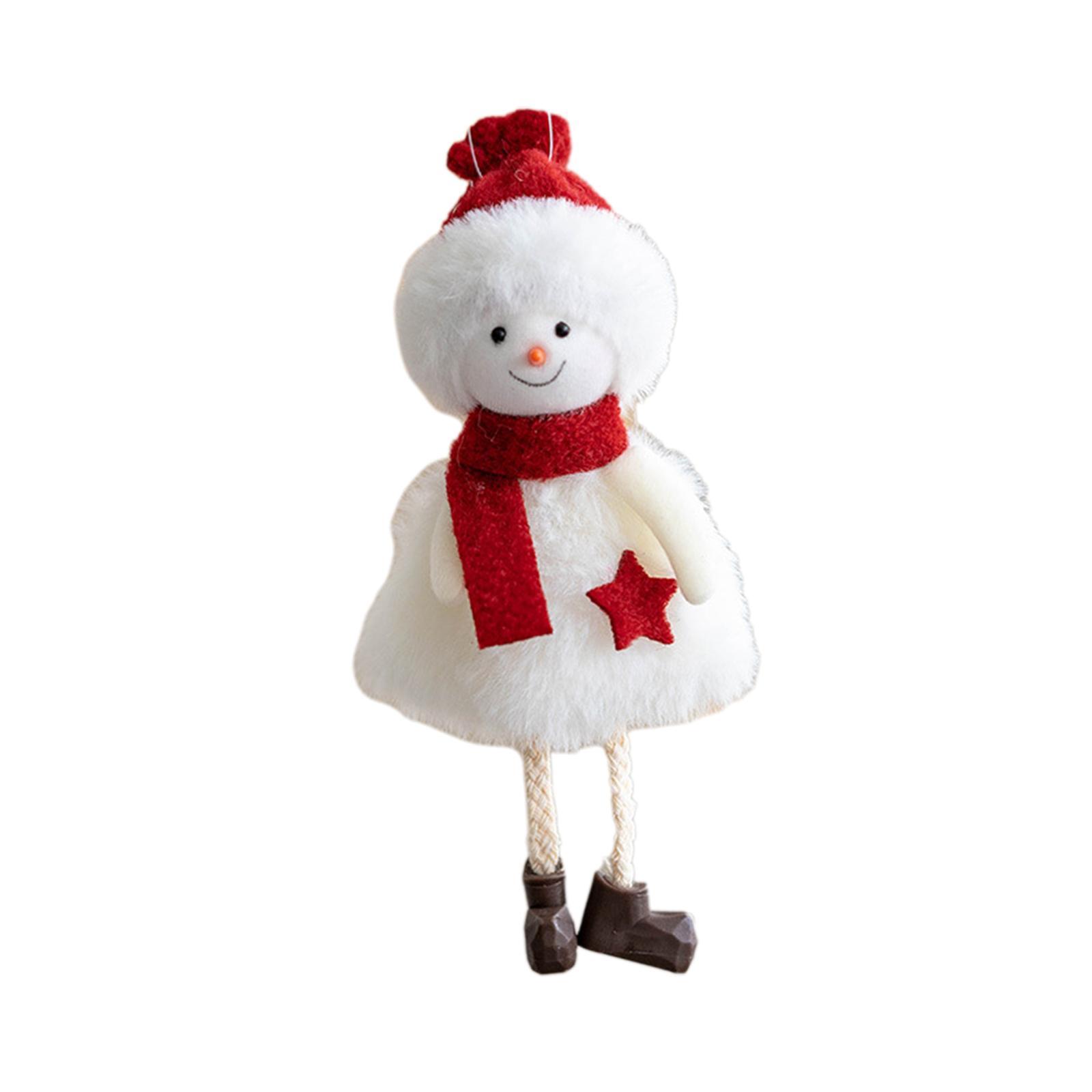Christmas Tree Hanging Doll Plush Doll Ornaments Decorations Pendant for Party Decor