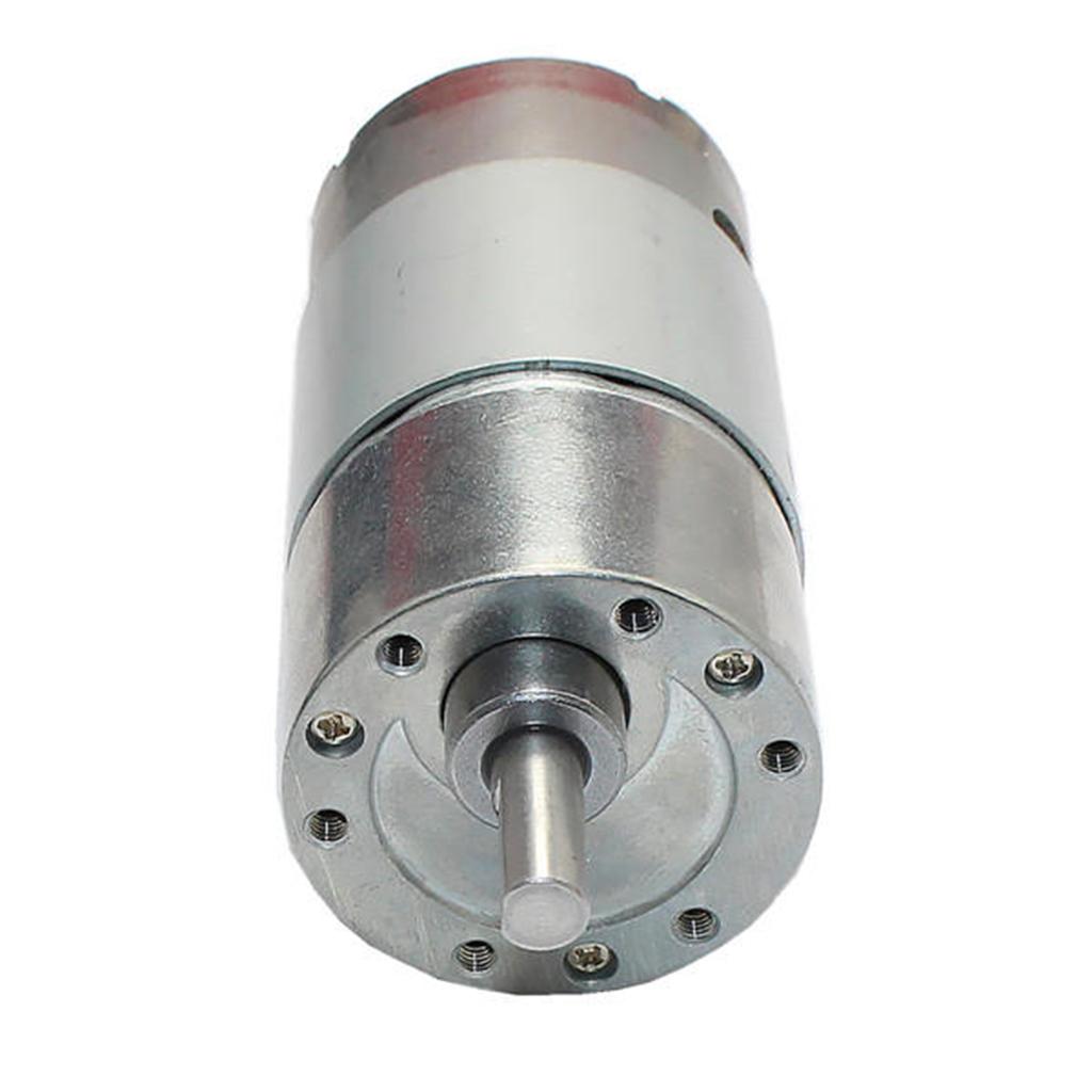 12VDC Động Cơ Giảm Tốc Mô-men Xoắn Cao Giảm Tốc Độ Động Cơ Giảm Tốc Trung Tâm Trục Đầu Ra