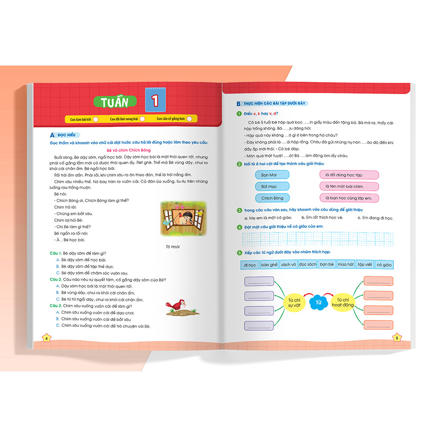 Combo Phiếu Bài Tập Cuối Tuần Toán Và Tiếng Việt Lớp 2 - Giá Tiki ...