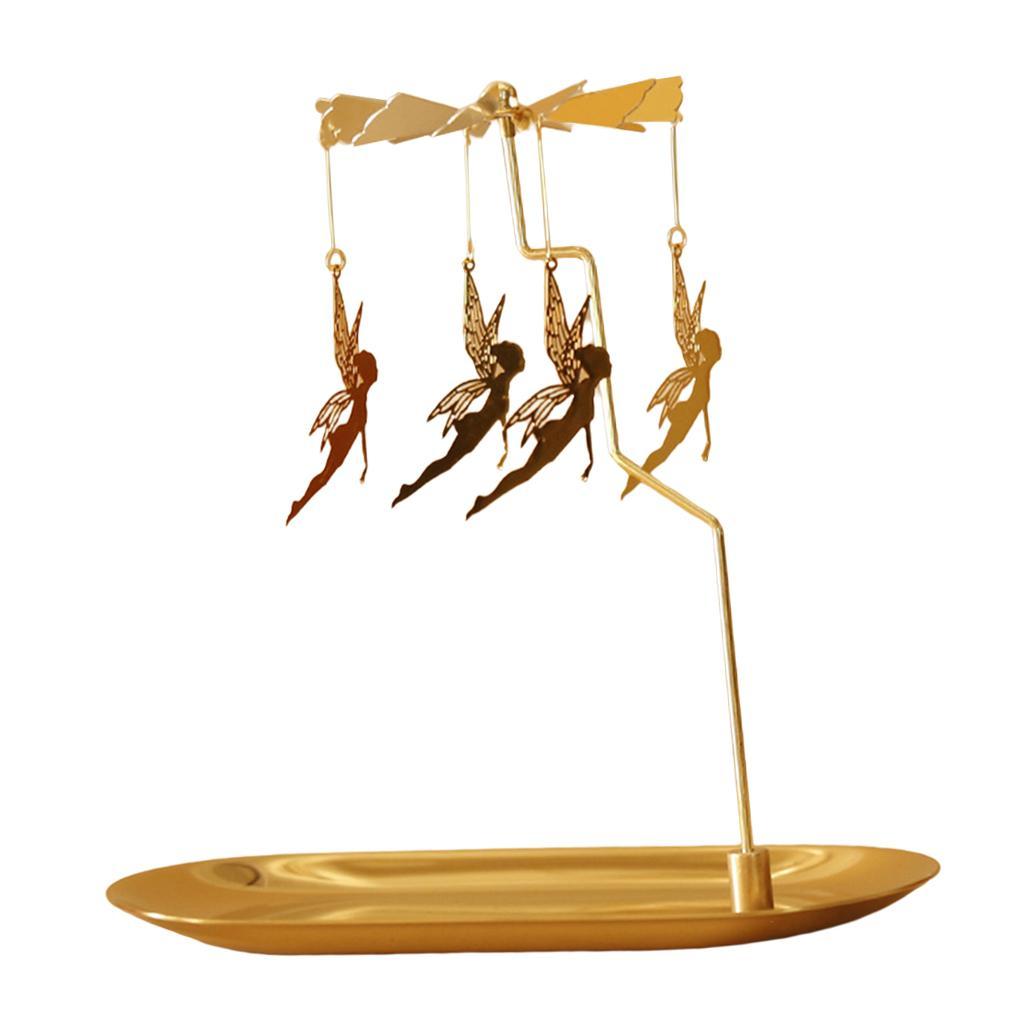 3PCs Candle Holder Rotating Tea Light Holder Stand Home