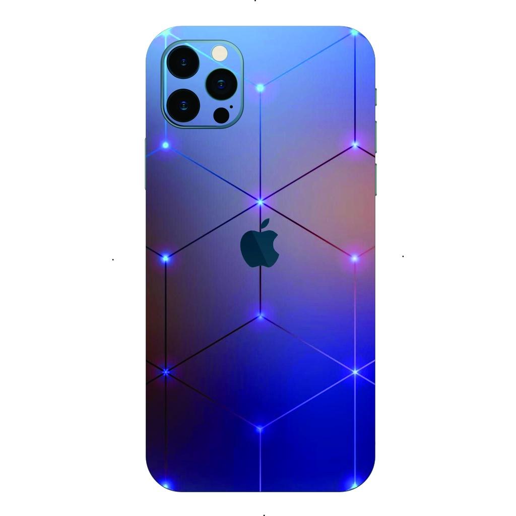 Miếng Dán Skin mặt lưng full viền Dành Cho Điện Thoại iphone 6 đến 13 pro max, chống trầy xước,