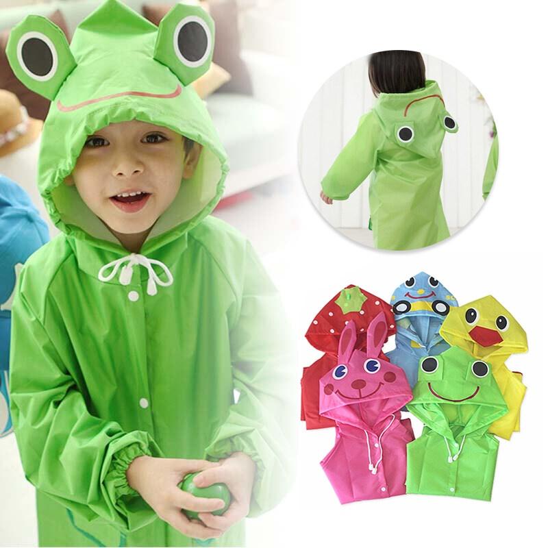 Doremi Áo Mưa Chống Thấm Nước In Họa Tiết Hoạt Hình Động Vật 5 Màu Xinh Xắn Cho Bé
