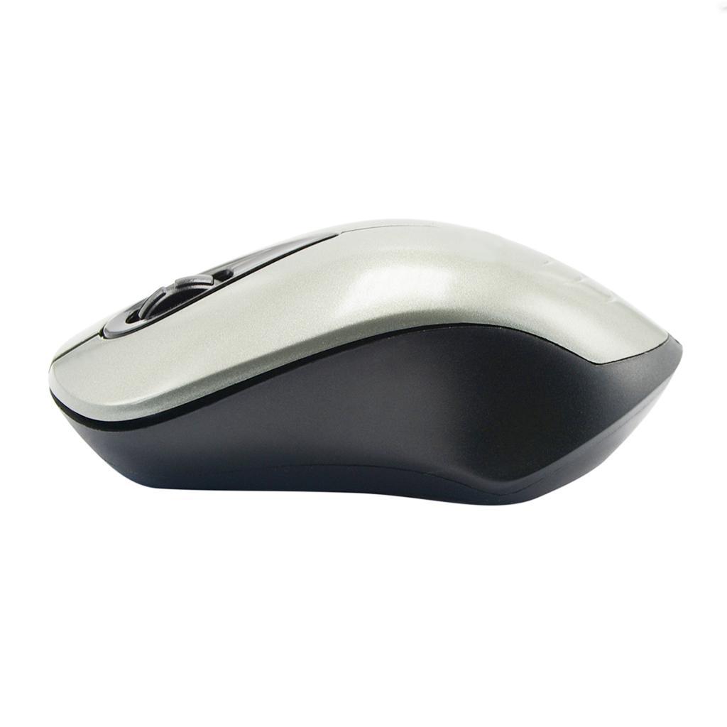 USB Optical Wireless Mouse 2.4G 1200 DPI For Computer Laptop Netbook Silver