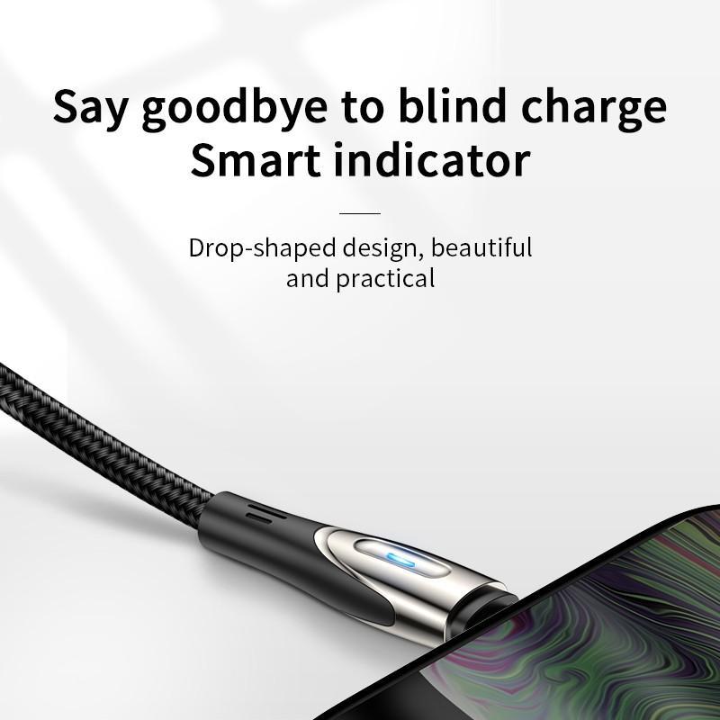 Dây cáp sạc nhanh Joyroom 3A có đèn LED thiết kế nhỏ gọn chất lượng cao cho iPhone Samsung Xiaomi