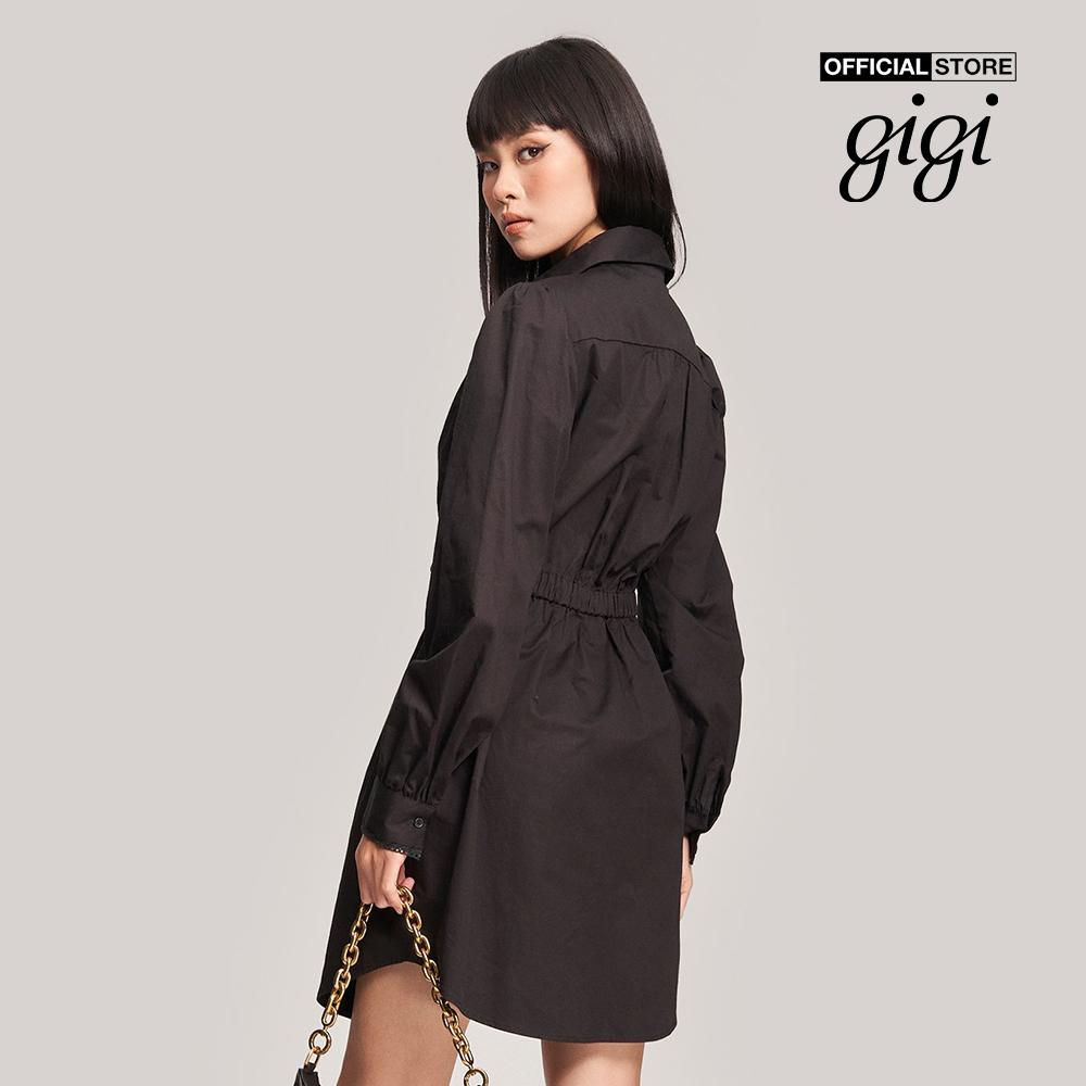 GIGI - Đầm mini tay dài cổ bẻ thanh lịch G2107D223145