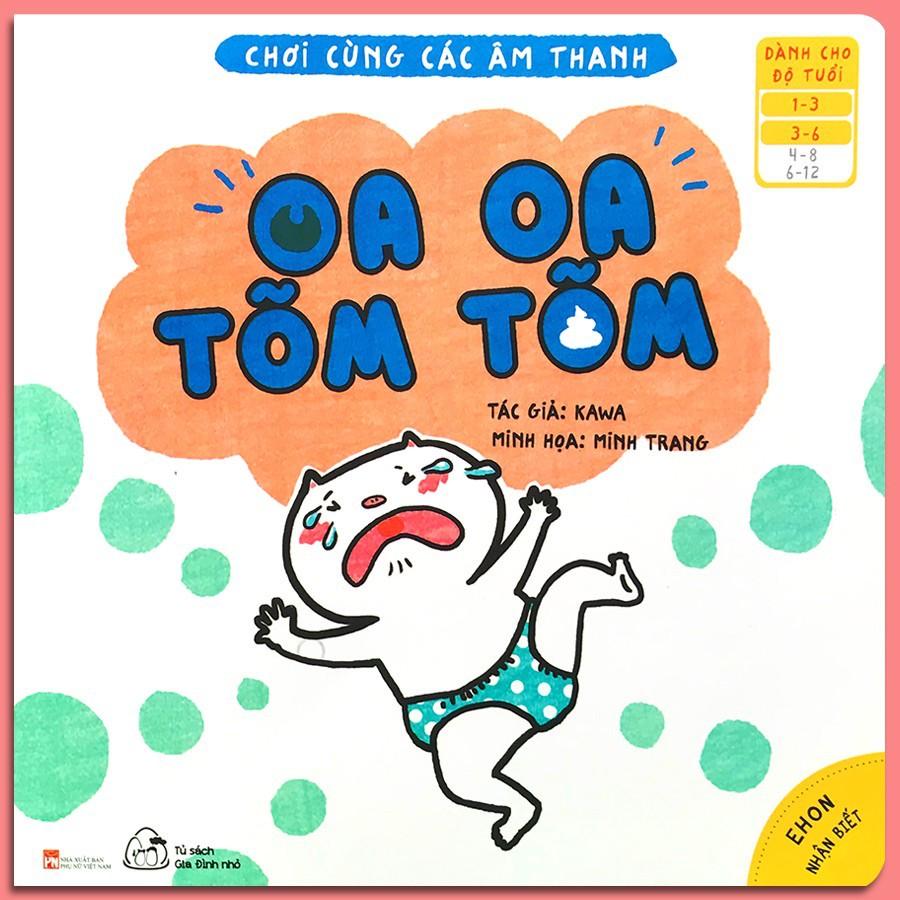 Sách - Lẻ 1 cuốn Ehon Âm Thanh Màu Sắc Quanh Bé cho trẻ từ 0-3 tuổi