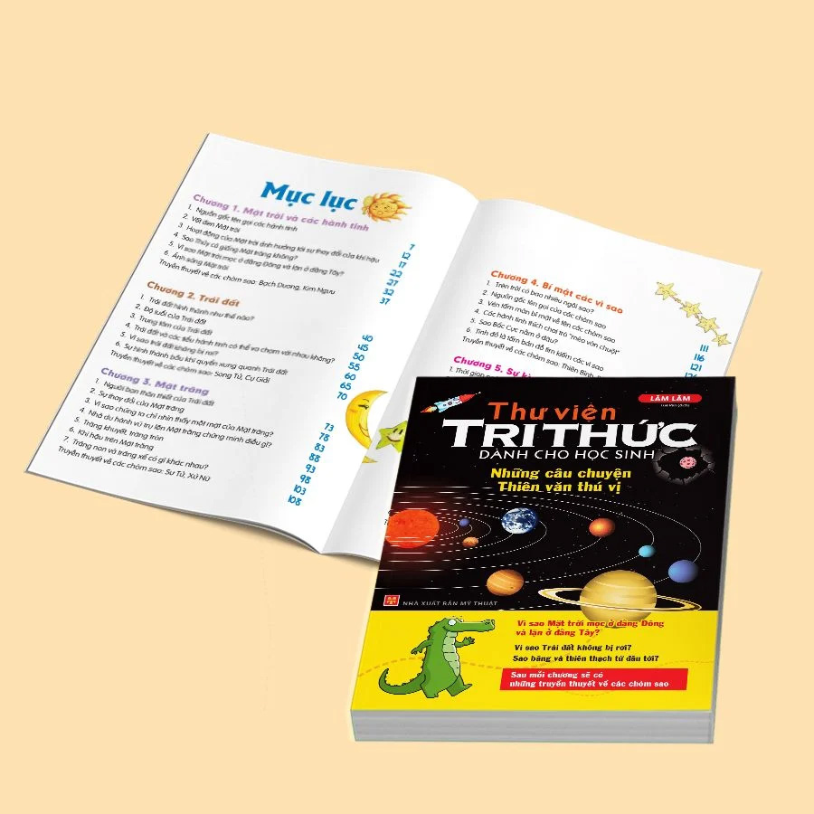 Sách Thư viện tri thức dành cho học sinh - Những câu chuyện thiên văn thú vị
