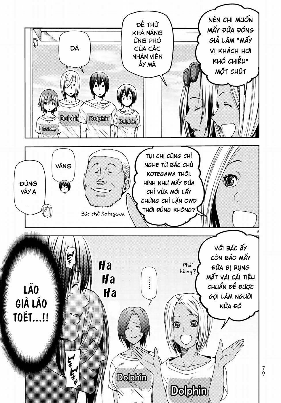 cô gái thích lặn - grand blue chapter 51 5