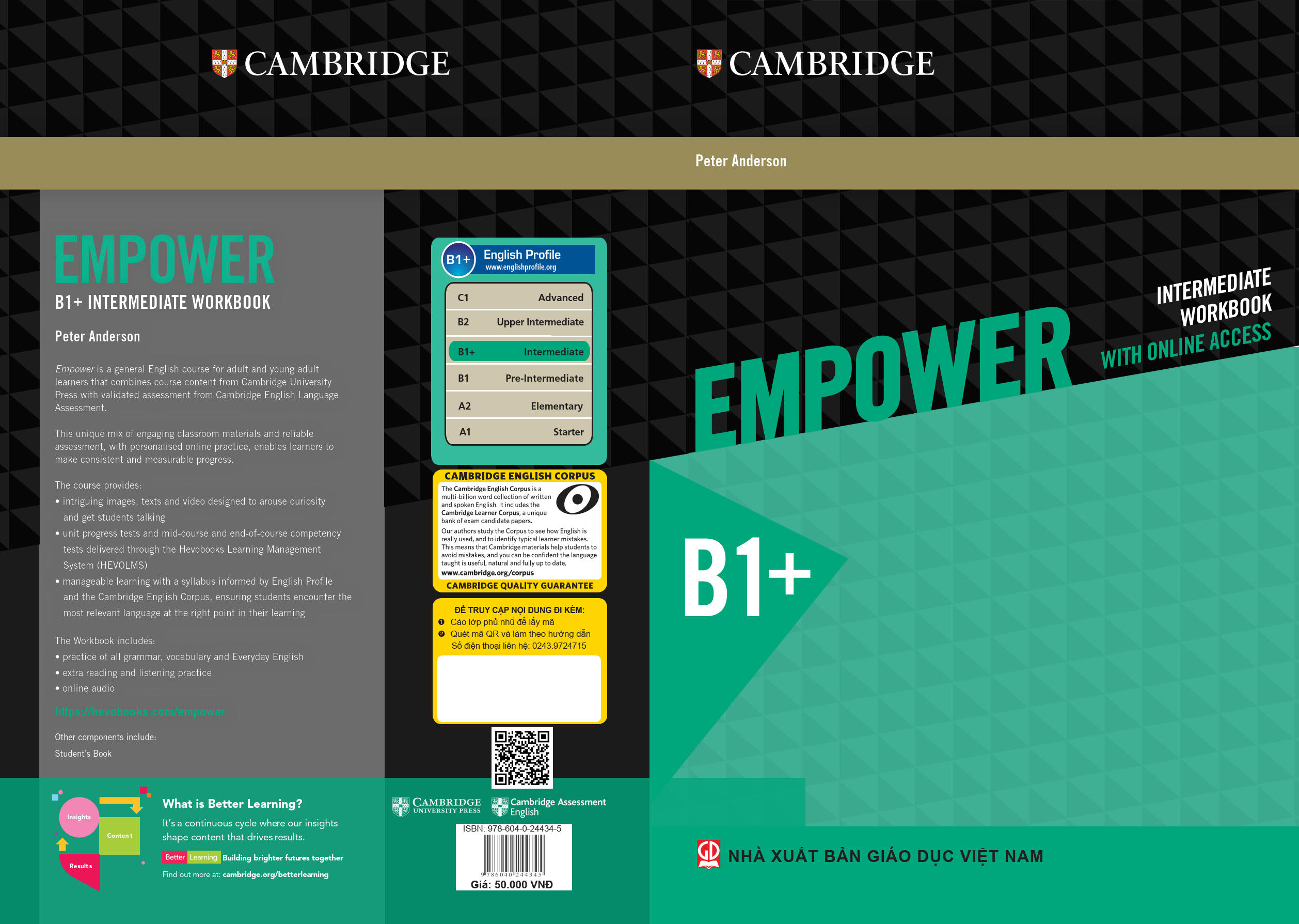 Combo sách Empower B1+ Intermediate Student’s Book and Workbook with Online Access