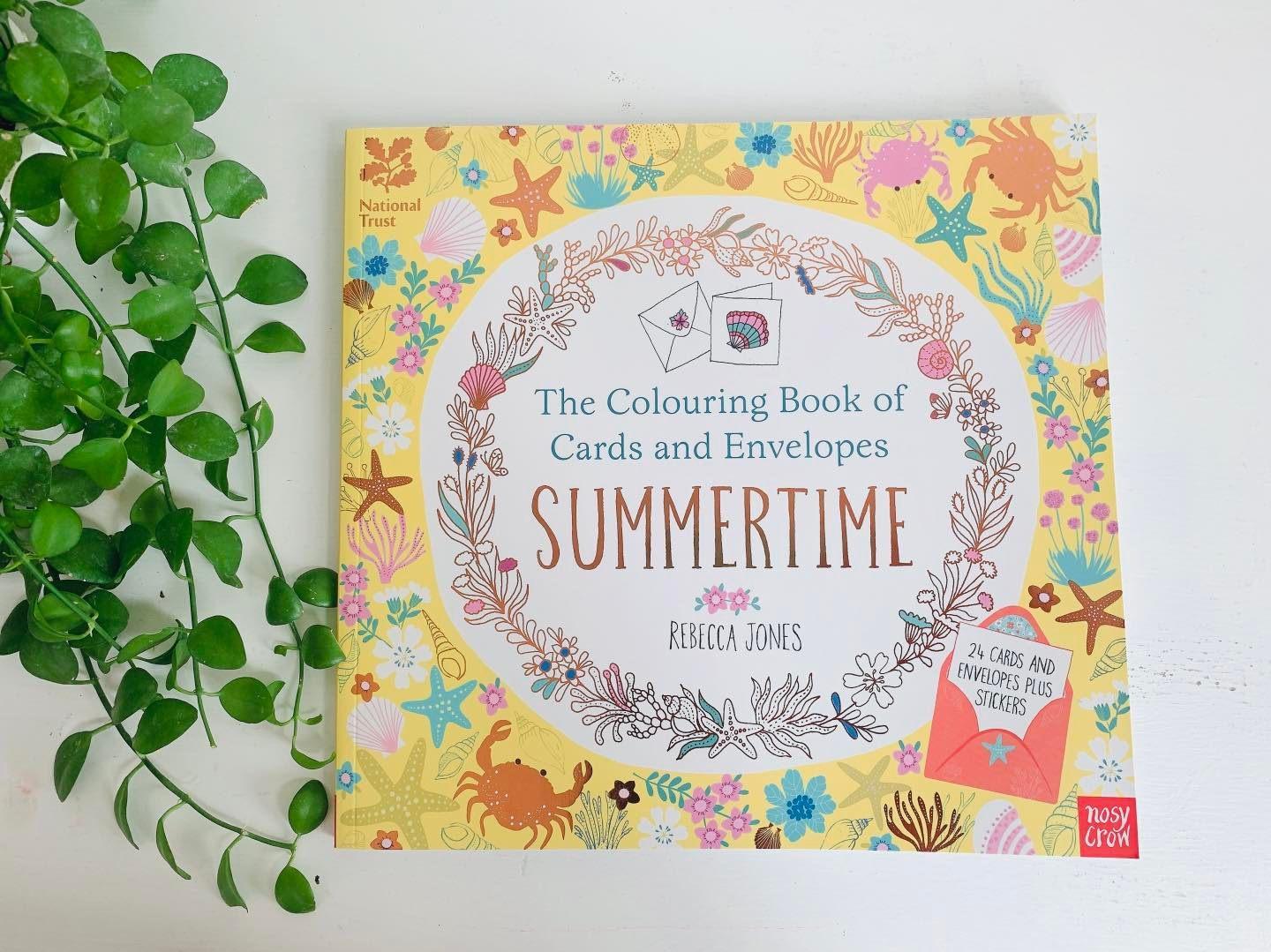 National Trust: The Colouring Book of Cards and Envelopes - Summertime