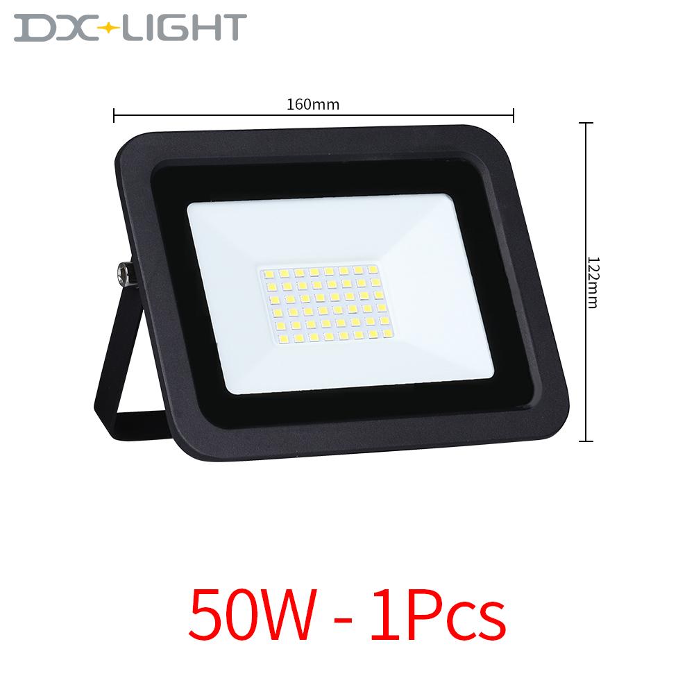 Đèn LED 300W 200W Chiếu Sáng Công Nghiệp 100W 50W 30W 20W 10W 220V Nhà Máy Hội Thảo Nhà Để Xe IP68 Đèn Làm Việc Chống Nước LED Đèn Khai Thác