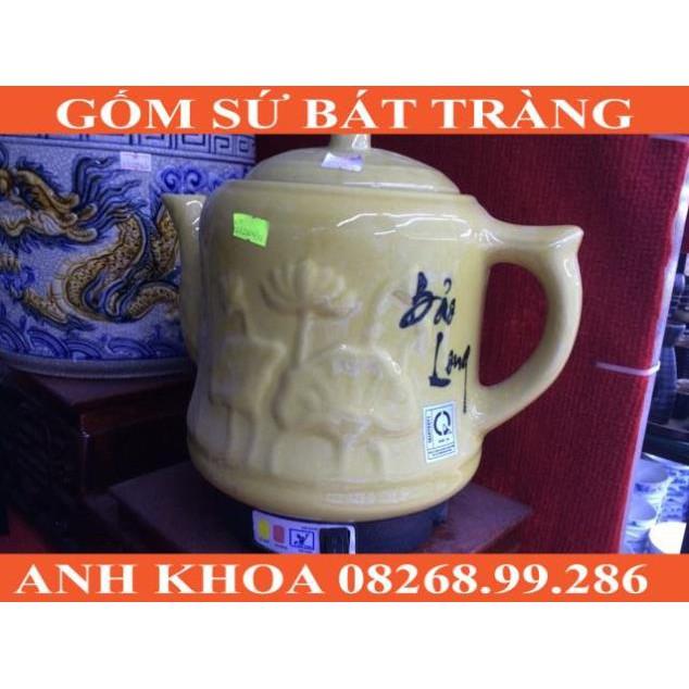 Bình sắc thuốc Bát Tràng - Gốm sứ Bát Tràng Anh Khoa