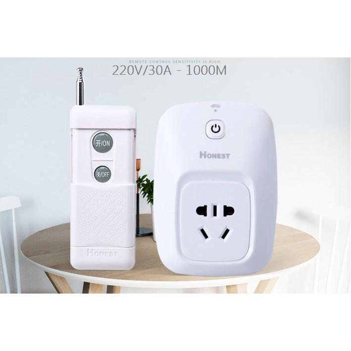 Ổ Cắm Điều Khiển Từ Xa Công Suất Lớn Honest HT-9501 công tắc điều khiển từ xa