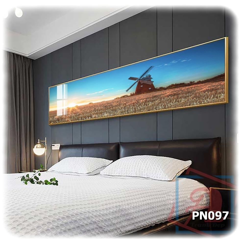Tranh canvas khổ lớn trang trí phòng ngủ - PN097