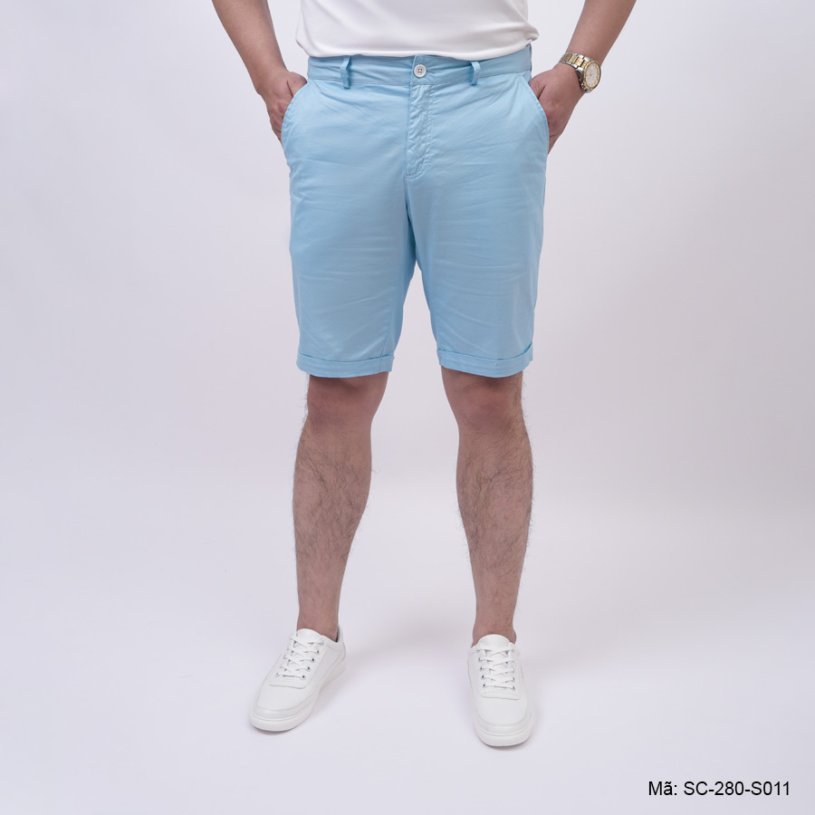 Quần short nam kaki dáng trẻ thời trang S011