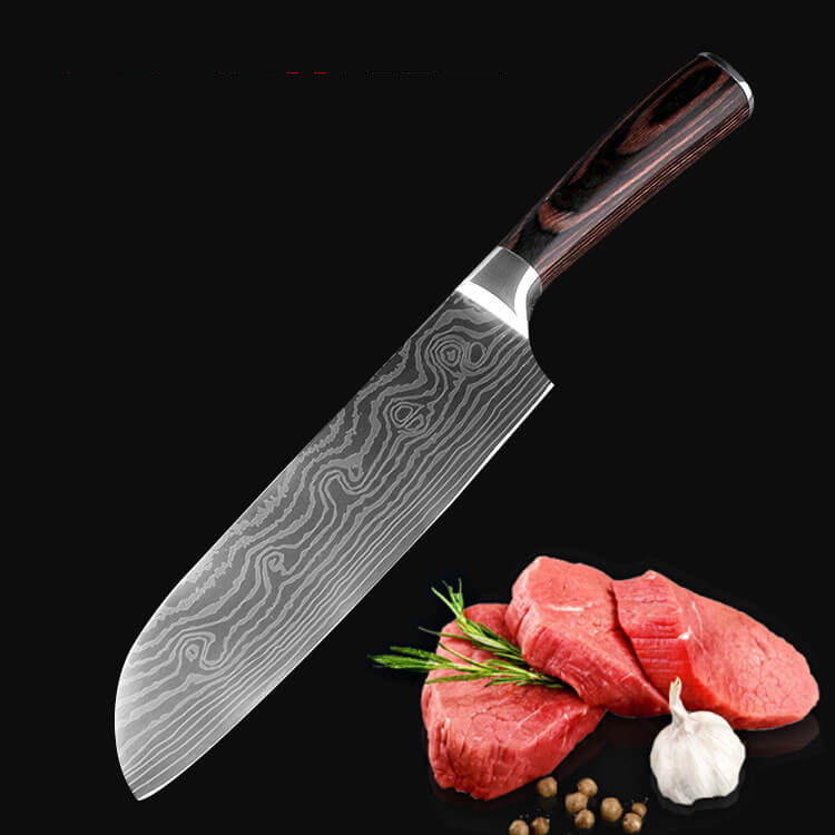 DAO BẾP NHẬT SANTOKU THÉP CAO CẤP MÃ BDT116