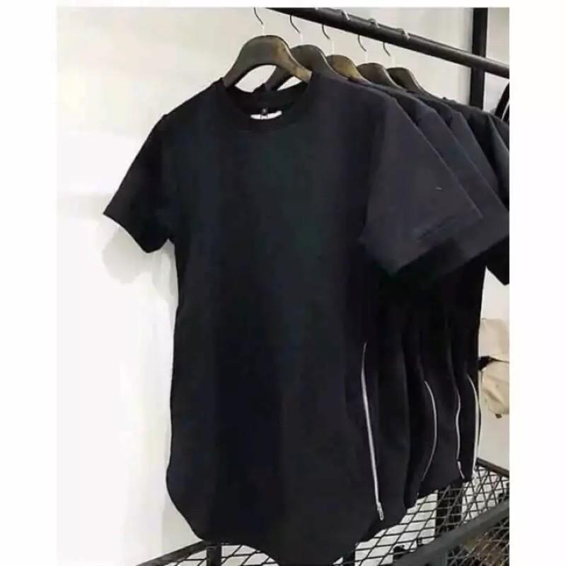 Áo thun cotton khoá zip,áo thun nam nữ,áo thun khoá hông