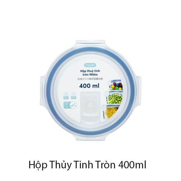 Bộ Hộp Thủy Tinh Đựng Thực Phẩm, Bảo Quản Thức Ăn Chữ Nhật - Vuông - Tròn Size Nhỏ 370 - 320 - 400ml