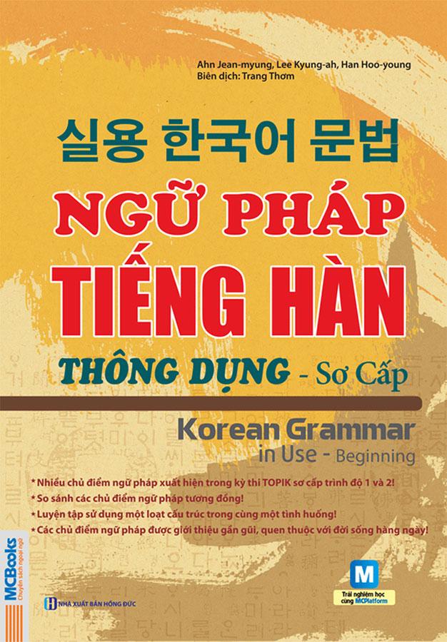 Ngữ Pháp Tiếng Hàn Thông Dụng Sơ Cấp
