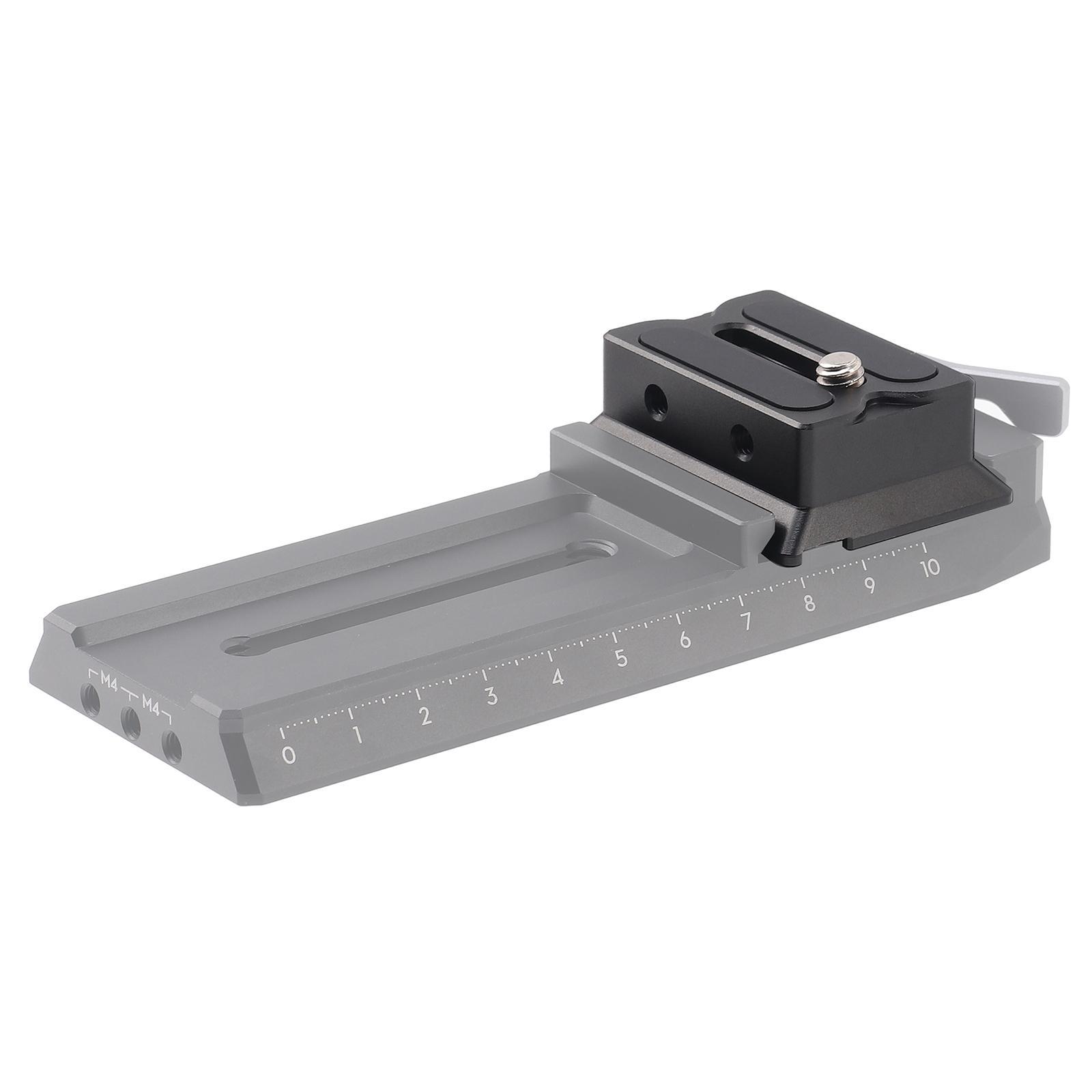 Quick Release Plate Adapter Aluminum Alloy Connect Clamp for DSLR Camera