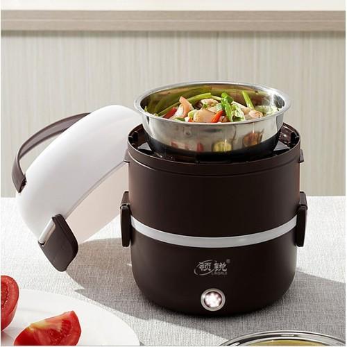 Hộp cơm VĂN PHÒNG cắm điện hâm nóng 3 tầng