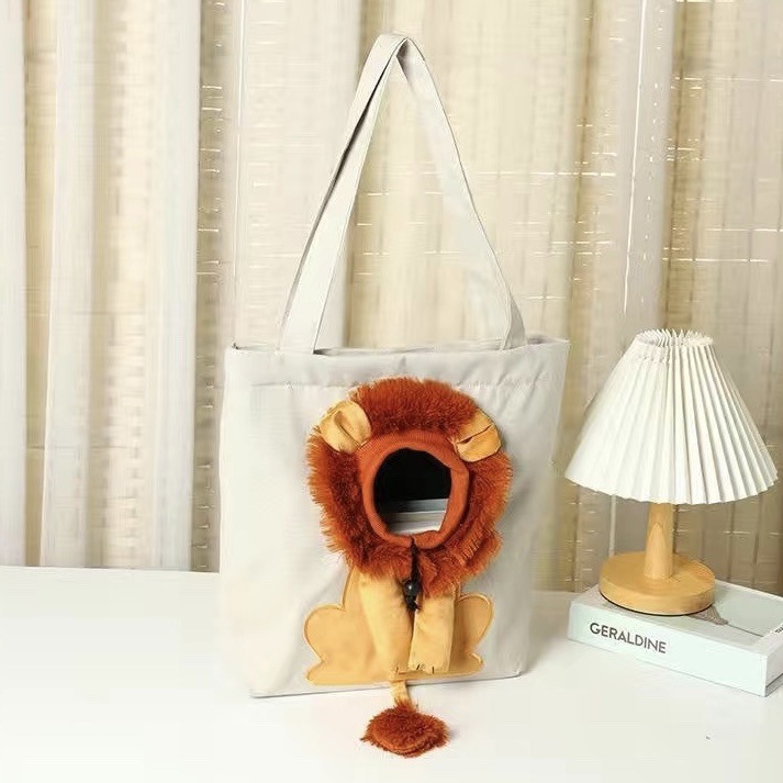 Túi Xách Đeo Vai Cho Chó Mèo Đi Chơi Dạo Phố Có Đầu Hóng Gió - YonaPetshop