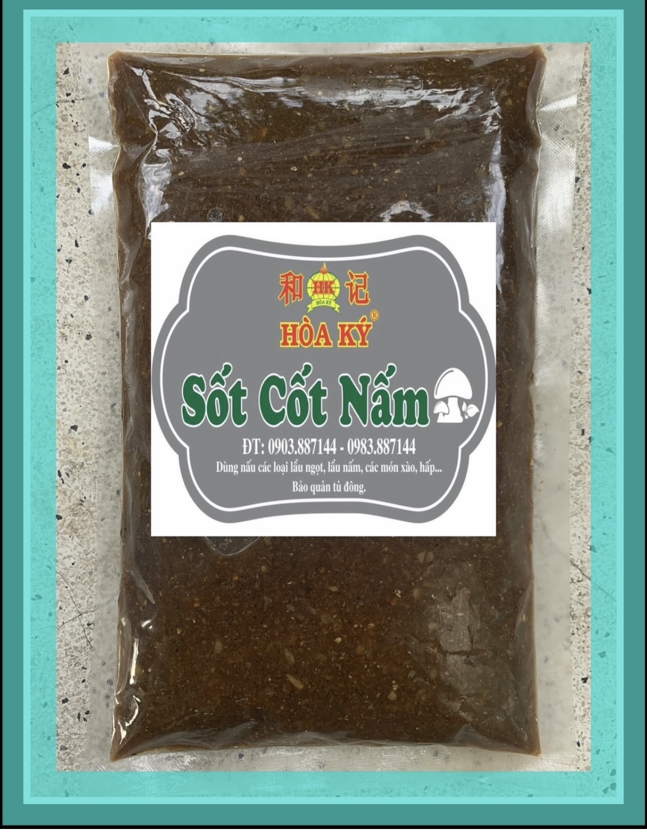 Sốt cốt nấm 1kg Hoà Ký dùng nấu lẩu nấm