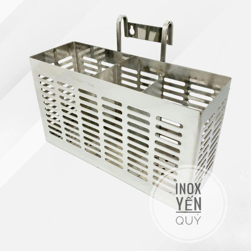 INOX304 GIÁ ĐỂ ĐŨA 3 NGĂN LỚN - GIÁ ĐỰNG ĐŨA 3 NGĂN