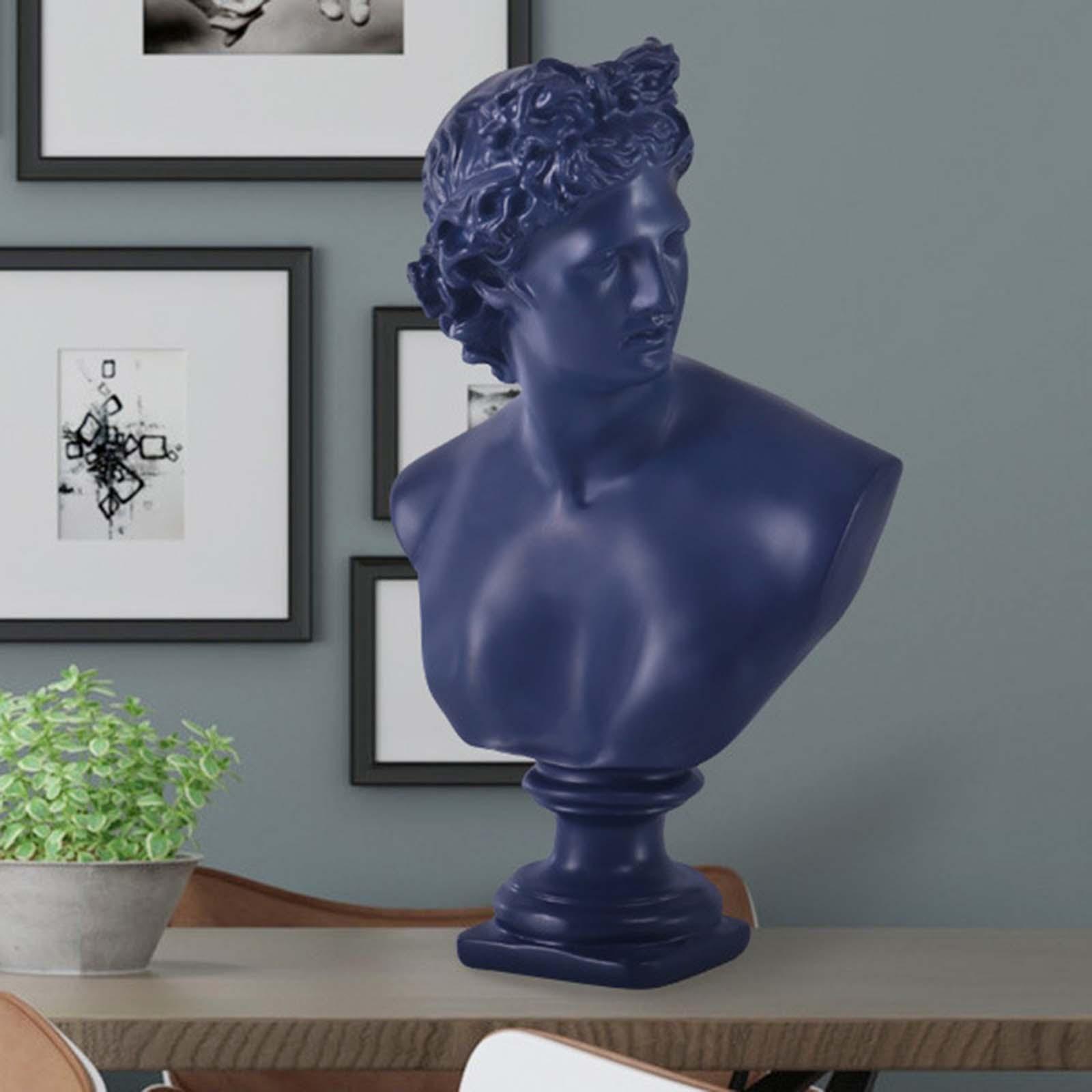 Desktop Goddess Sculpture Sketch Model Figurine Statue Shelf White