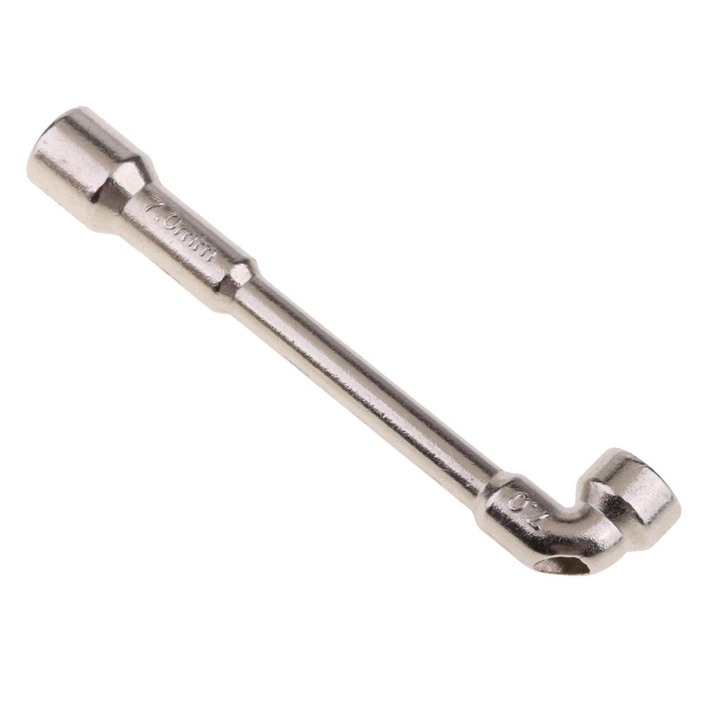 2pcs L Type Pipe Elbow Wrench Double Head Outer Hexagon Sleeves Wrench