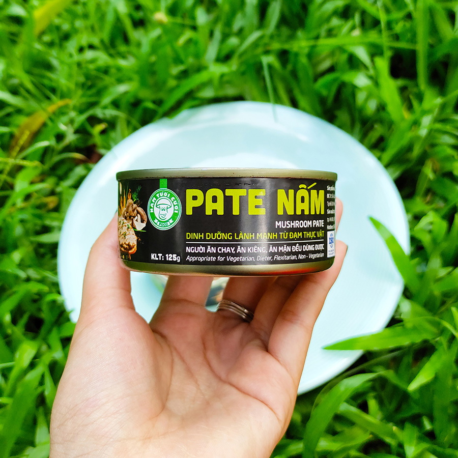 Pate Nấm Chay 125g Nguồn Dinh Dưỡng Từ Đạm Thực Vật (Nấm Tươi Cười)