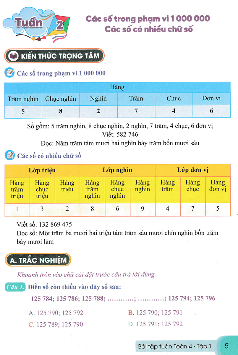 ND - Bài Tập Tuần Toán 4 - Tập 1