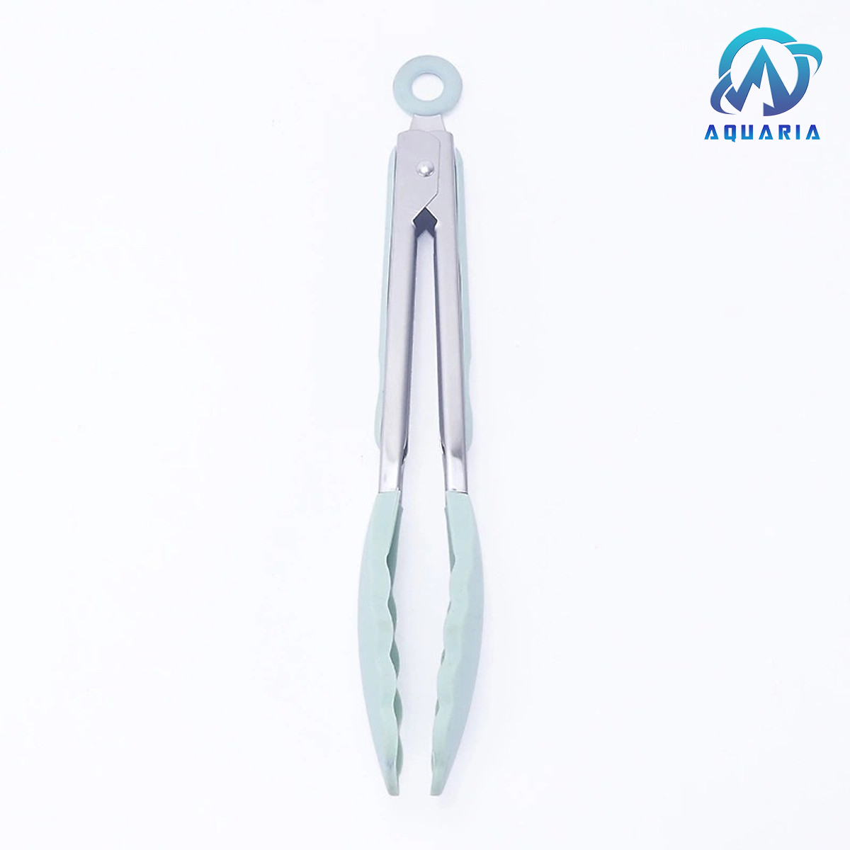 Kẹp Gắp Thức Ăn Chống Dính Tay Cầm Thép Không Gỉ Đầu Silicon Dễ Sử Dụng Dài 27.5cm (Giao Màu Ngẫu Nhiên)